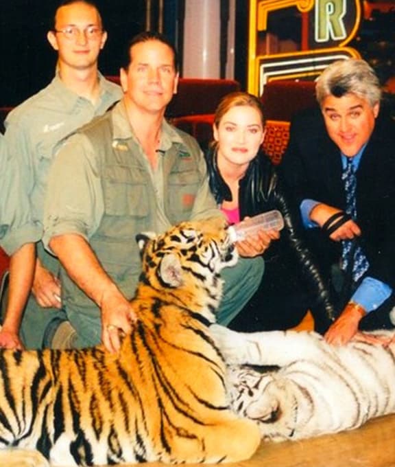 Kate Winslet's only appearance with the tiger cubs.